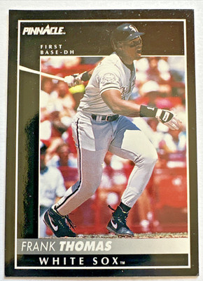 Frank Thomas-1992 Score Pinnacle-#1-Chicago White Sox-First Base/DH-Free Ship
