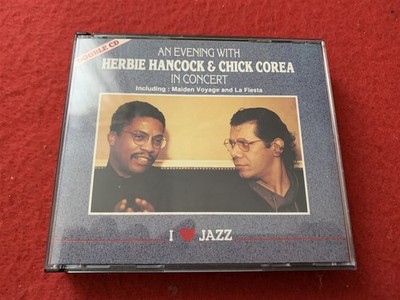 HERBIE HANCOCK & CHICK COREA AN EVENING WITH DOUBLE CD I LOVE JAZZ FREE UK POST
