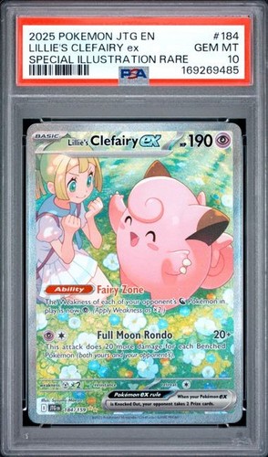 Lillie's Clefairy ex graded PSA 10 for sale on eBay