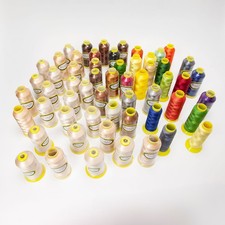 Thread Art Machine Embroidery Thread Lot 55 Polyester Spools
