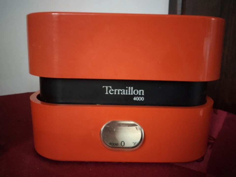 Balance cuisine TERRAILLON 4000 vintage orange années 70 déco loft fonctionne - Photo 4/4