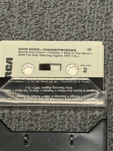 David Bowie•Changes TwoBowie•Cassette AFK1-4202•RCA'81•VG+/VG+ - Picture 3 of 3