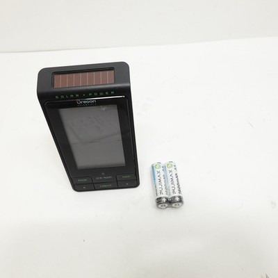 Oregon Scientific Solar In/Out Thermometer, Hygrometer & Atomic Clock NO SENSOR