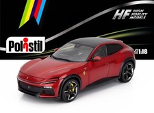Polistil 1/18 Ferrari Purosangue 2022 Rosso Magma - Red Met 18FE02021-WB