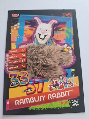 Topps WWE Slam Attax neu geladen 2020 Karte Firefly Fun House Ramblin Kaninchen 233