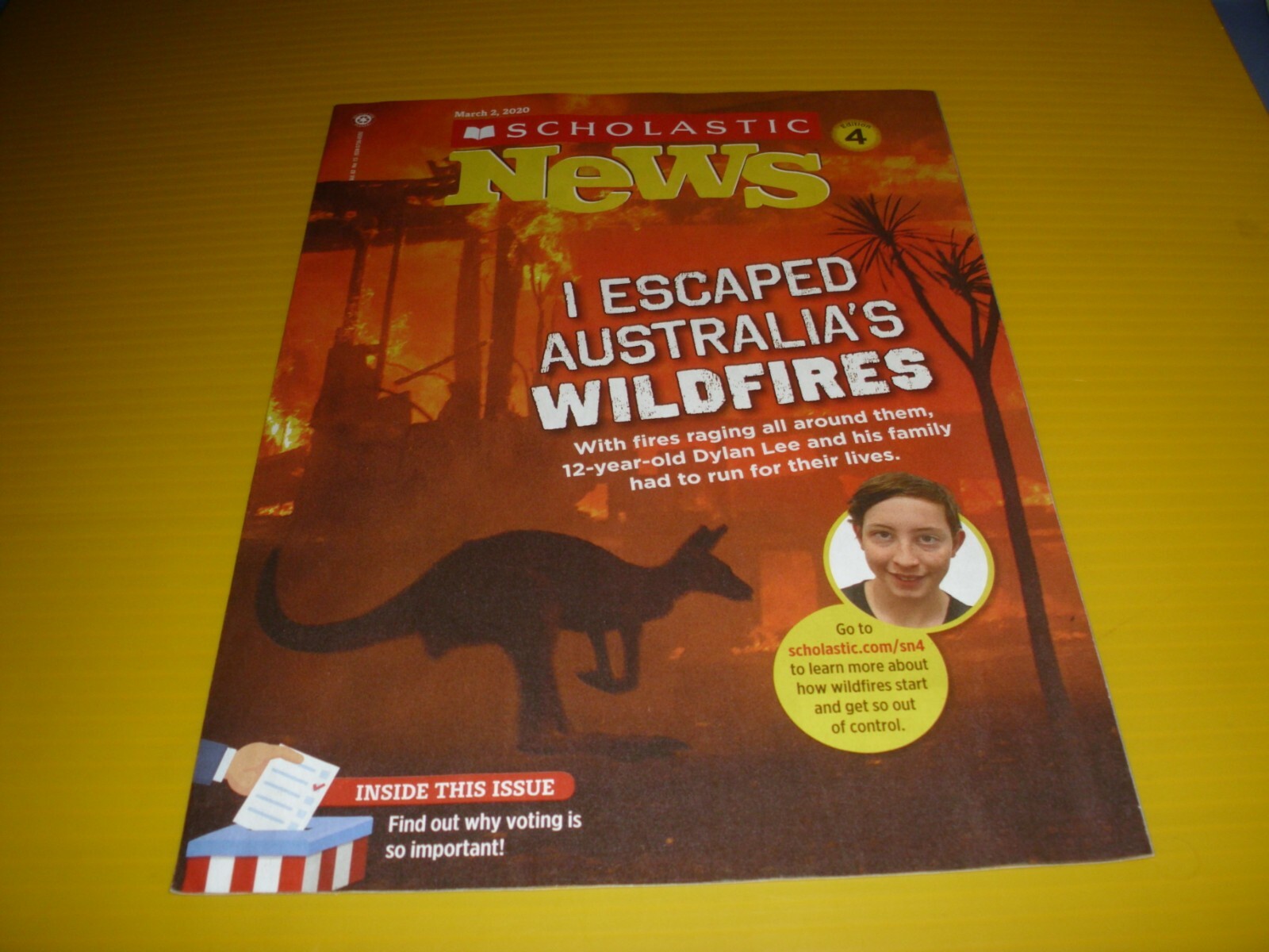 SCHOLASTIC NEWS WEEKLY READER MARCH 2020 AUSTRALIA'S WILDFIRES | eBay