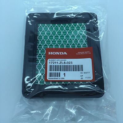 #ad 17211 ZL8 023 GENUINE OEM HONDA AIR FILTER ELEMENT 17211 ZL8 000 amp; 17211 ZL8 003 $13.17