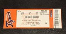 2022 Kerry Carpenter MLB Debut Full Ticket - Detroit Tigers Comerica 8/10/22