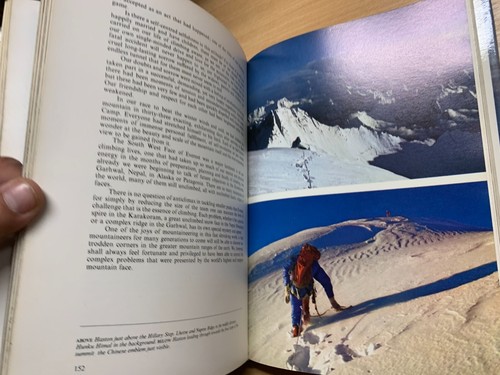 1976 CHRIS BONINGTON "EVEREST THE HARD WAY" LARGE VINTAGE HARDBACK BOOK (P7) - Picture 22 of 23
