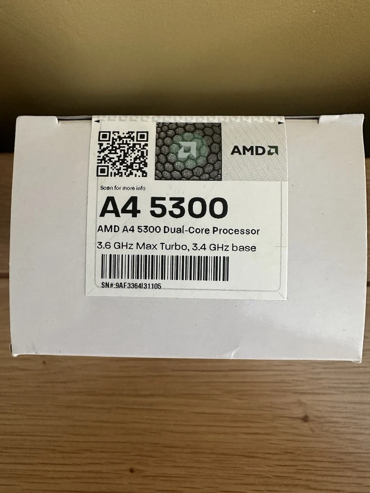 AMD A4 5300 Dual Core 3.6ghz - Image 2 of 4