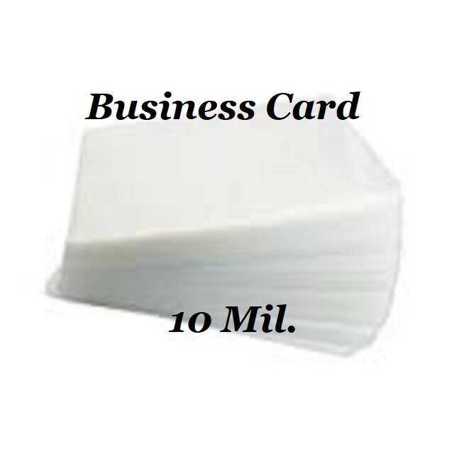 Business Card 10 Mil 500 Laminating Pouches Laminator 2-1/4 x 3-3/4 X-Clear | eBay Business Card 10 Mil 500 Laminating Pouches Laminator 2-1/4 x 3-3/4 X-Clear | eBay