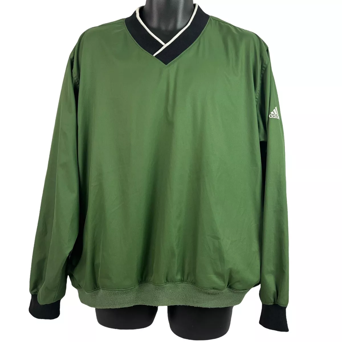 Men's v neck golf shop pullover windbreaker