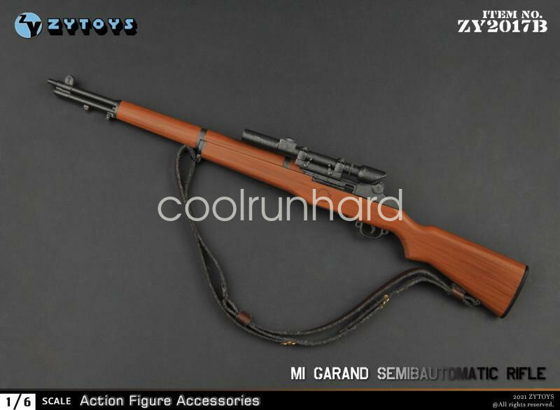 ZY Toys 1/6 ZY2017B WWII US M1 Garand Sniper Rifle Fit for 12