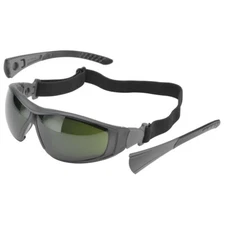 Delta Plus Go-Specs II Safety Glasses Black Frame, Shade 5 Anti-Fog Lens