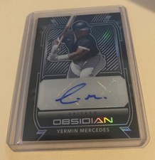 2021 Chronicles Baseball Obsidian Yermin Mercedes RC Auto