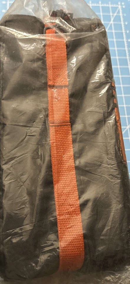 2005 Futaba Universal Gear Bag #FUTP1001 - Orange checkered front NIB - Image 3 of 4