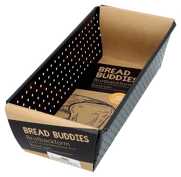 Brot Backform Kastenform Perforiert Antihaft Bread Buddies 25 X 11,5 Cm Birkmann-image