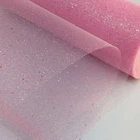 12"/ 29 cm or 54"/138 cm Wide Sparkles Glitter Honeycomb Stiff Tulle Fabrics UK