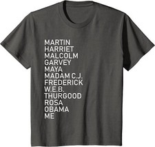 Black History Month Black Leader's No to Racism Gift Youth Unisex T-shirt