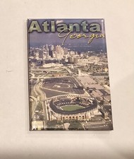 Atlanta Georgia Skyline Baseball Stadium Downtown Fridge Magnet HK4