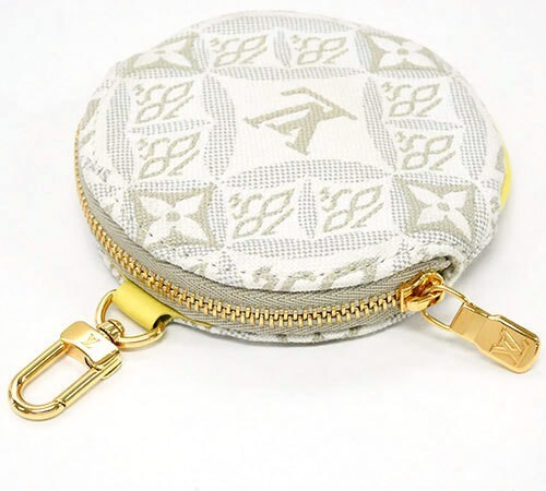 LOUIS VUITTON＊Since1854 ポルトモネ・ロン M81173 Auth Louis Vuitton Jacquard Portomone Ron White Since1854