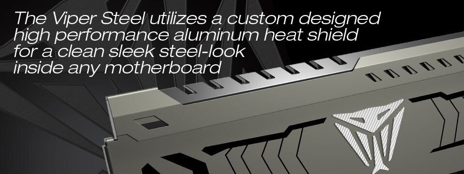 Patriot Viper Steel 32GB (2x16GB) DDR4 3200 3600 288-Pin UDIMM XMP