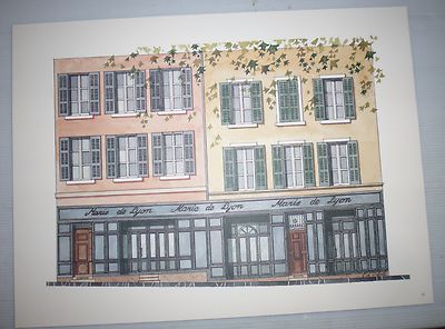 Illustration Marie de Lyon in Marseille - Portfolio über die Stadt