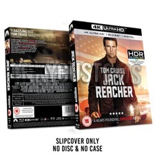 Jack Reacher Tom Cruise Bluray 4k Ultra Slip Cover Only Custom Handmade NO DISC
