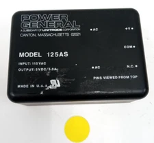 UNITRODE POWER GENERAL 125AS POWER SUPPLY