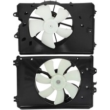 Electric Radiator Condenser Cooling Fan Assembly For 2009-15 Honda Pilot 3.5L V6