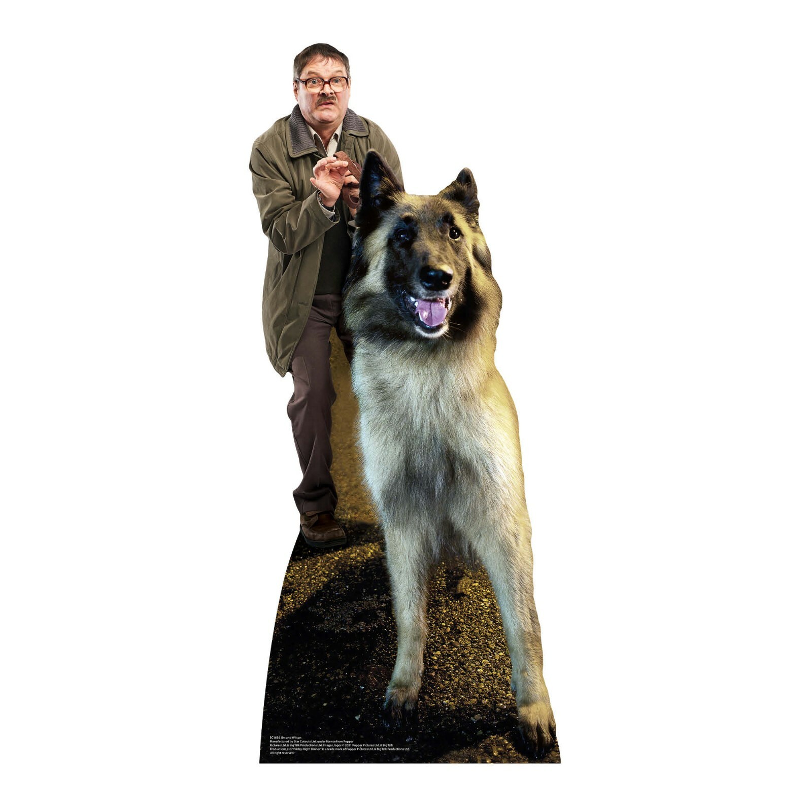 Wilson and Jim Friday Night Dinner Official Lifesize Cardboard Cutout Mark Heap