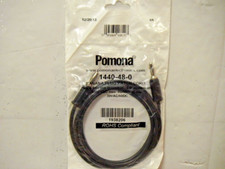Pomona 1440-48-0 Banana Plug Patch Cord 48" Long