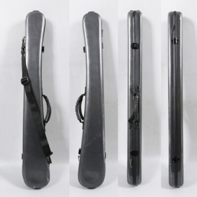 Double bass bow Case Light Strong Carbon Fiber hard case for 2pcs ,Black