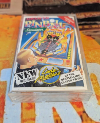 Pinball Simulator (Codemasters) Commodore 64 (Tape, Manual, Box) works 8-bit