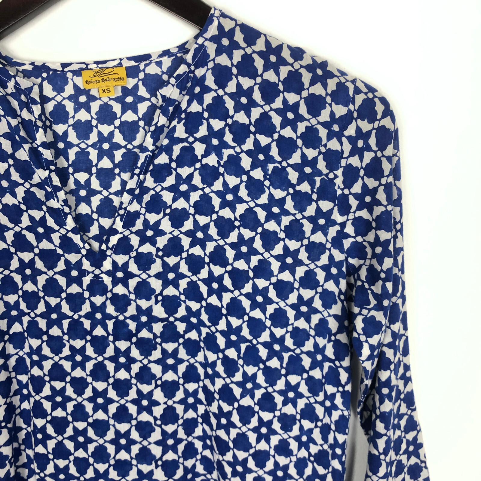 Roberta Roller Rabbit Printed Kurta Tunic Top Sid… - image 2