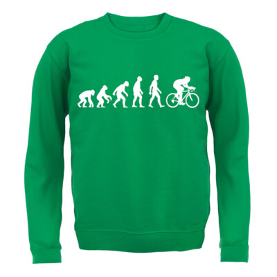 Evolution of Man Cycling - Hoodie / Pullover für Erwachsene - Cycle Bike Love Fan