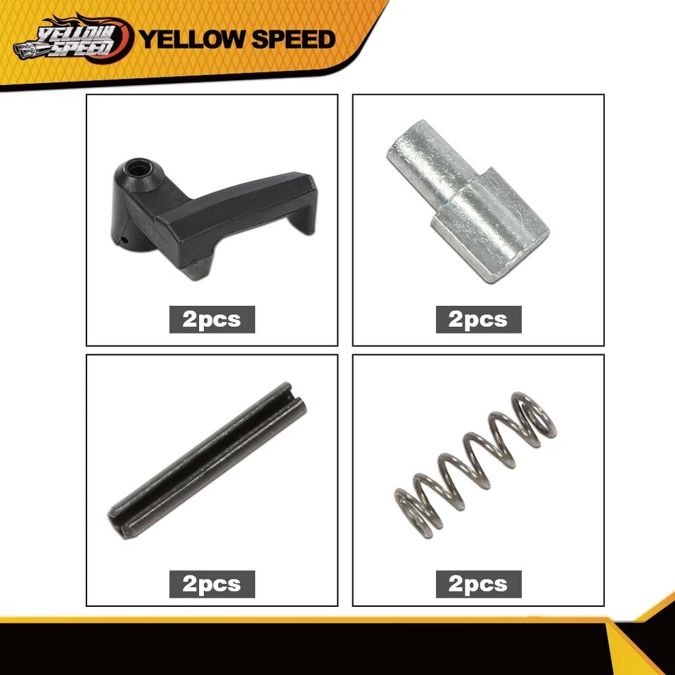 Apto para Ford Bronco F-150 80-96 y más manijas de ventana de ventilación cerraduras negras diestro + derecho nuevo Foto 4 de 4