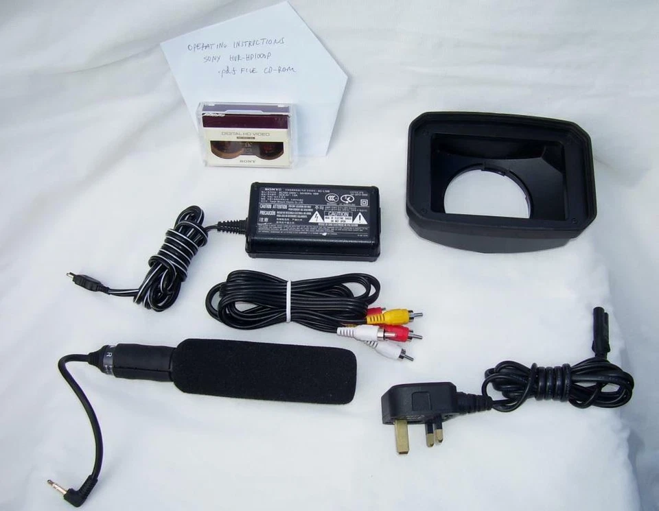 SONY HVR-HD1000E/1000P HDV. MiniDV. HD PRO. Low Hours.PAL.Exnt cond.1-yr warnty - Image 2 of 4