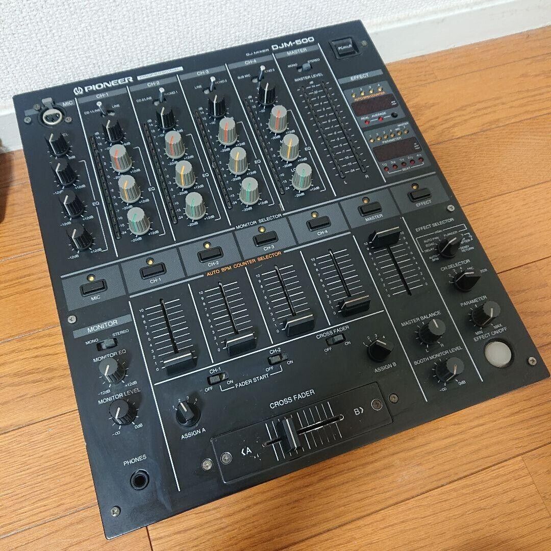 全ch音の出力確認済Pioneer DJM-500 DJミキサー - DJ機器