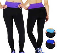 W SPORT WOMEN'S ATHLETIC GYM FITNESS WORKOUT LONG TWO TONE LEGGING PANTS 4813