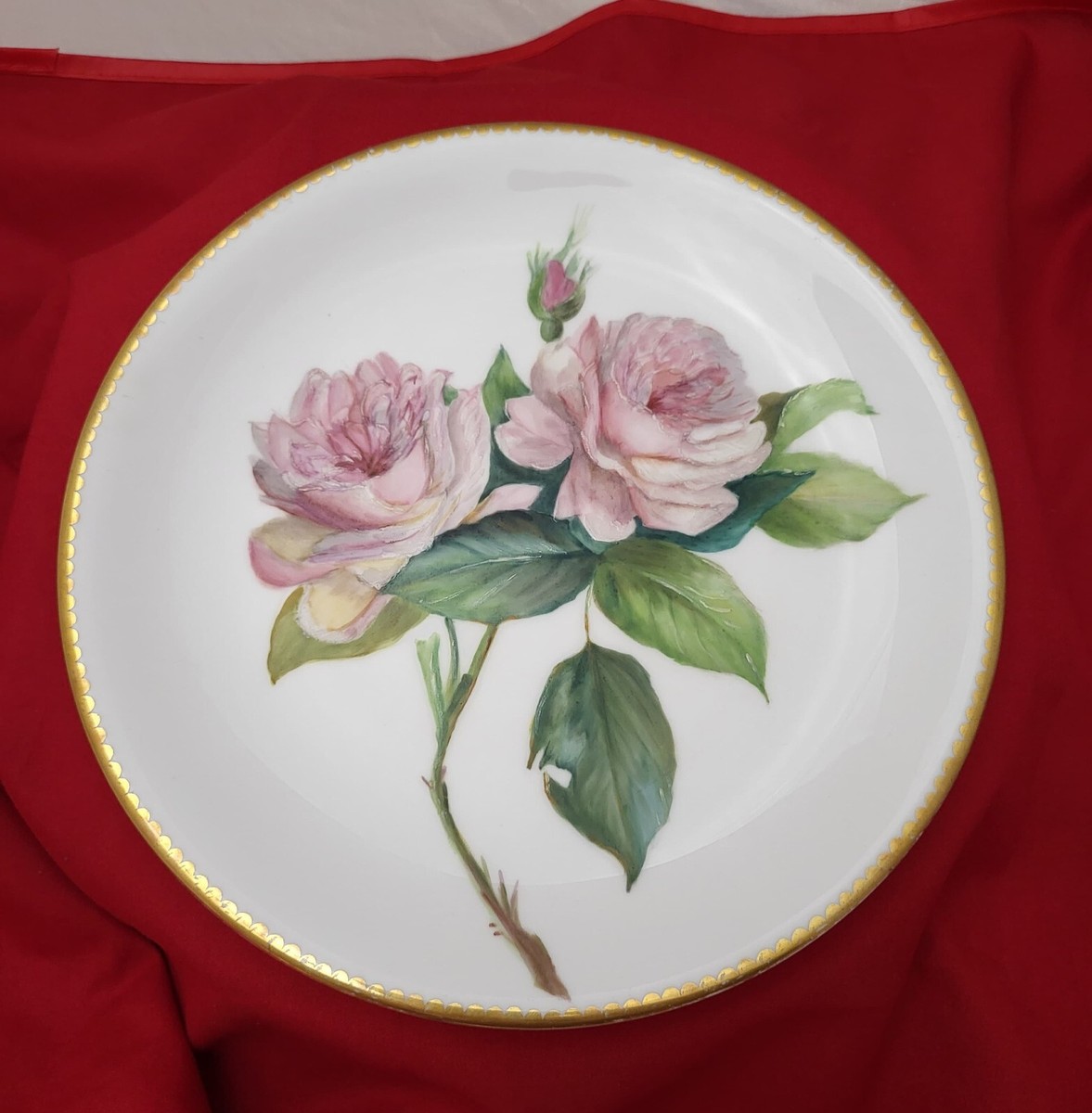 1880's Antique Minton Porcelain Cabinet Plate 9