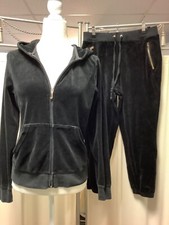 Juicy Couture Velour Jogger Capri Pants 30 x 23 Zip Up Hoodie PM