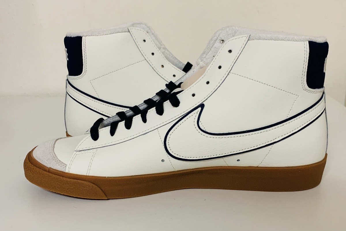 Nike- Blazer Mid ‘77 White/Midnight Navy-Sail Men’s 14 - Women’s 15.5 New Nike Blazer Mid  main image 2