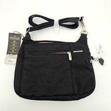 NEW Travelon Black RFID AntiTheft Exclusive edition Travel Crossbody Bag Purse