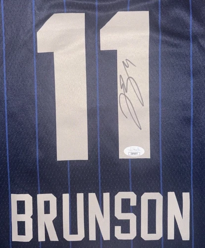 Jalen Brunson Signed 2024 NBA All Star Jersey JSA COA New York Knicks HOT