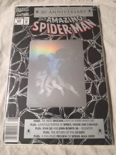 The Amazing Spider-Man #365 Newsstand Variant (Marvel Comics August 1992) VF