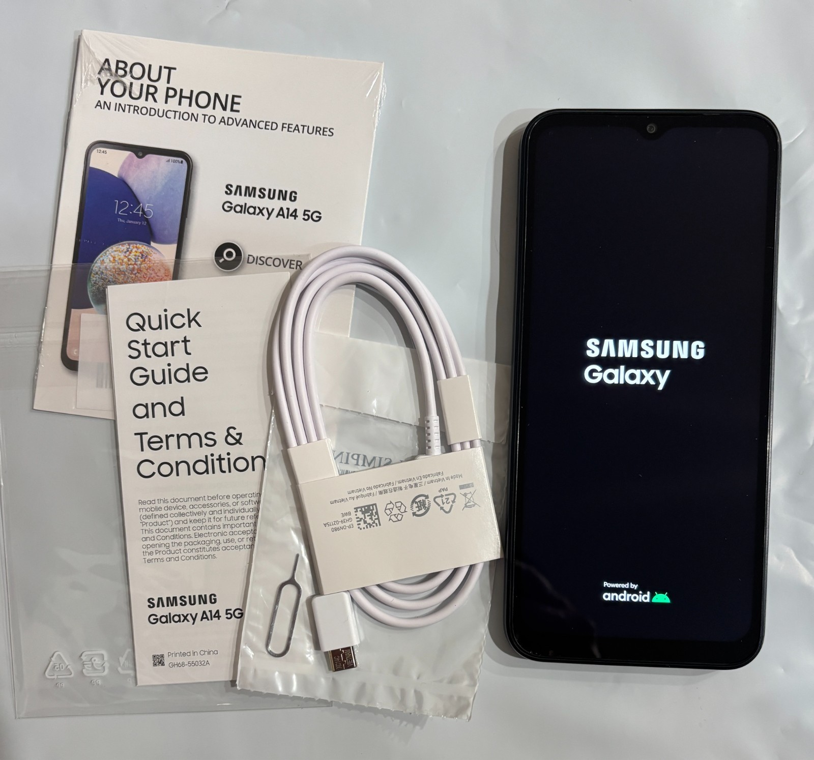 Samsung Galaxy A14 5G - 64 GB - Black (Unlocked) - Open Box Excellent Condition