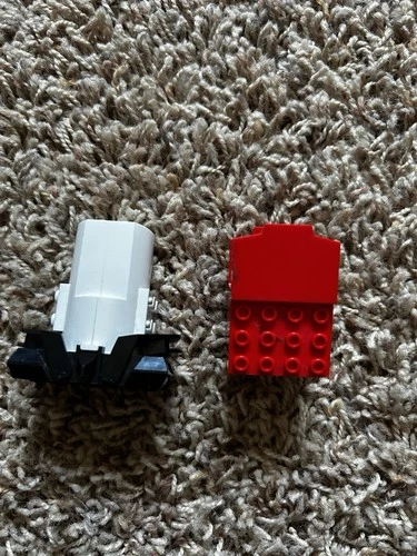 Lego Monorail 6399 Engine Motor 9V Geared Wheel Base Train Railway Red Vintage