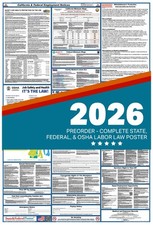 California State and Federal Labor Law Poster 2026