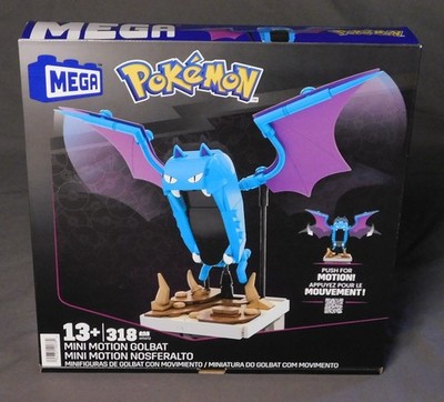 MEGA Pokemon Mini Motion Golbat Bat Figure Building Set (HTH72) 318 Pieces
